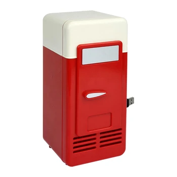 Електрически Хладилник 5V USB Многофункционален Класически Практичен Здрав Мини-Автомобилен Хладилник За Охлаждане на Напитки за Домашен Пикник