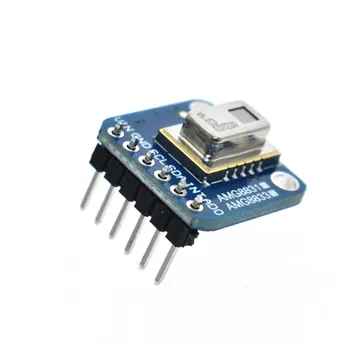 официален модул сензор за температурата на матрицата тепловизора AMG8833 IR 8 * 8 с инфрачервен сензор на камерата 8х8
