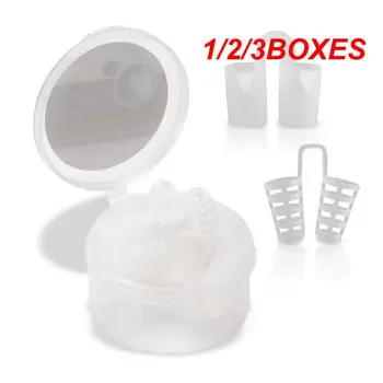 1/2 / 3BOXES Box Устройство против хъркане, скоба за носа от хъркане средство за дишането, устройство за спиране на хъркането, Дилататори на носа е за сън